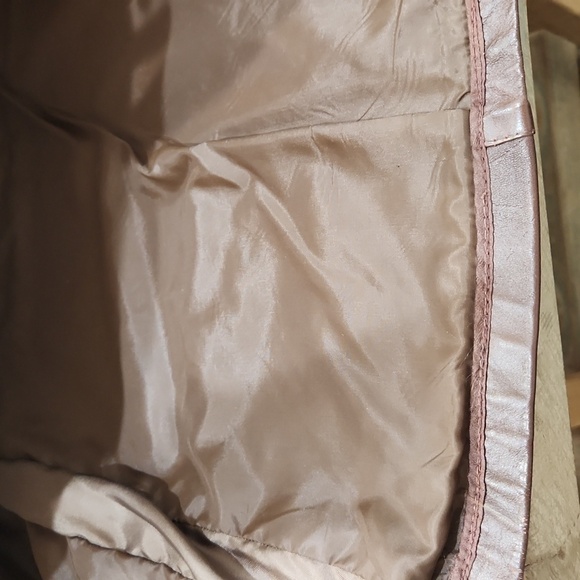 70s Vintage Sears  "The Leather Shop" Leather Lined Coat, Brown, Men's 44 Tall - Picture 10 of 11